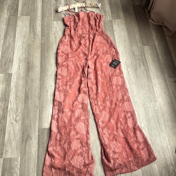 Lulu’s Dusty Rose Jumpsuit - Picture 2 of 8